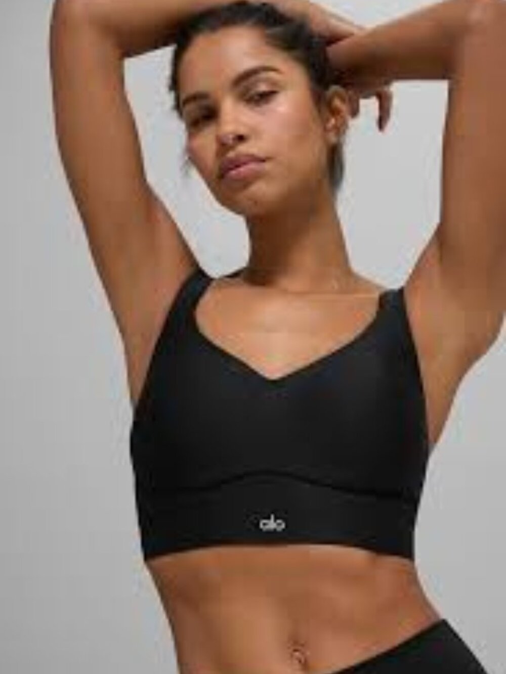 ALO Airlift Endurance High Impact Bra in Black Size 38C - NWT